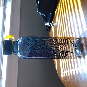 Zebra print Starbucks water bottle